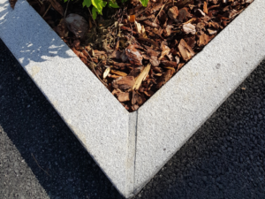 Grey granite edging and borders