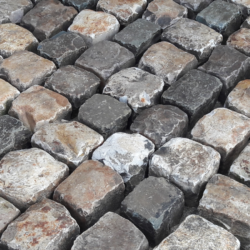 Granite and sandstone King's setts