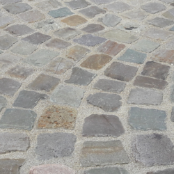 Mosaïque granite setts