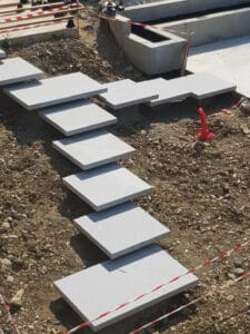 Landing steps in Alto Douro granite