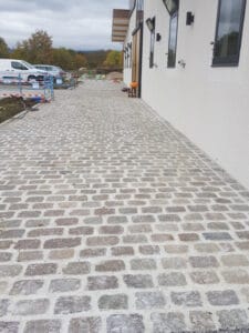 Paris cobblestone driveway