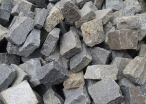 Roche granit rose et gris