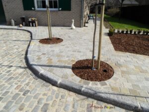 Granite edging stones and setts