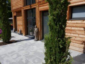 Granite stone flagstones patio