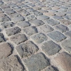 Reclaimed Lyon setts for edging